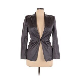 Marlowe 100% Rayon Solid Gray Blazer, Size 42 (EU)